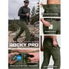 image:imageCQR Mens Quick Dry Tactical Pants Water Resistant Outdoor Pants Lightweight Stretch Cargo Work Hiking PantsRocky WBelt Fuscous Green