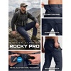 image:imageCQR Mens Quick Dry Tactical Pants Water Resistant Outdoor Pants Lightweight Stretch Cargo Work Hiking PantsRocky WBelt Pristine Navy