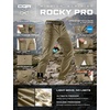 image:imageCQR Mens Quick Dry Tactical Pants Water Resistant Outdoor Pants Lightweight Stretch Cargo Work Hiking PantsRocky WBelt Tan