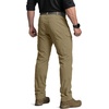 image:imageCQR Mens Quick Dry Tactical Pants Water Resistant Outdoor Pants Lightweight Stretch Cargo Work Hiking PantsRocky WBelt Tan