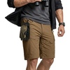 image:imageCQR Mens Quick Dry Stretch Hiking Cargo Shorts Lightweight Water Resistant Tactical Casual Golf amp Outdoor with PocketsRocky Aero Flex Hazelnut