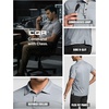 image:imageCQR Mens Quick Dry Tactical Polo Shirt Lightweight Breathable Performance Polo Short Sleeve UPF 50 Outdoor Golf ShirtCommander Light Grey