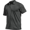 image:imageCQR Mens Quick Dry Tactical Polo Shirt Lightweight Breathable Performance Polo Short Sleeve UPF 50 Outdoor Golf ShirtFrost Basic Charcoal