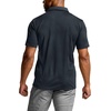 image:imageCQR Mens Quick Dry Tactical Polo Shirt Lightweight Breathable Performance Polo Short Sleeve UPF 50 Outdoor Golf ShirtFrost Basic Navy