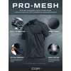 image:imageCQR Mens Quick Dry Tactical Polo Shirt Lightweight Breathable Performance Polo Short Sleeve UPF 50 Outdoor Golf ShirtFrost Basic Navy