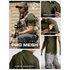 image:imageCQR Mens Quick Dry Tactical Polo Shirt Lightweight Breathable Performance Polo Short Sleeve UPF 50 Outdoor Golf ShirtFrost Essential Army Green