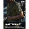 image:imageCQR Mens Quick Dry Tactical Polo Shirt Lightweight Breathable Performance Polo Short Sleeve UPF 50 Outdoor Golf ShirtFrost Essential Army Green