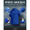 image:imageCQR Mens Quick Dry Tactical Polo Shirt Lightweight Breathable Performance Polo Short Sleeve UPF 50 Outdoor Golf ShirtFrost Essential Cobalt Blue