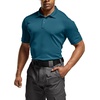 image:imageCQR Mens Quick Dry Tactical Polo Shirt Lightweight Breathable Performance Polo Short Sleeve UPF 50 Outdoor Golf ShirtFrost Essential Dark Teal