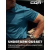 image:imageCQR Mens Quick Dry Tactical Polo Shirt Lightweight Breathable Performance Polo Short Sleeve UPF 50 Outdoor Golf ShirtFrost Essential Dark Teal