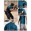 image:imageCQR Mens Quick Dry Tactical Polo Shirt Lightweight Breathable Performance Polo Short Sleeve UPF 50 Outdoor Golf ShirtFrost Essential Dark Teal