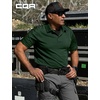 image:imageCQR Mens Quick Dry Tactical Polo Shirt Lightweight Breathable Performance Polo Short Sleeve UPF 50 Outdoor Golf ShirtFrost Essential Jade Green