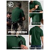 image:imageCQR Mens Quick Dry Tactical Polo Shirt Lightweight Breathable Performance Polo Short Sleeve UPF 50 Outdoor Golf ShirtFrost Essential Jade Green