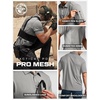 image:imageCQR Mens Quick Dry Tactical Polo Shirt Lightweight Breathable Performance Polo Short Sleeve UPF 50 Outdoor Golf ShirtFrost Essential Light Grey