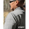 image:imageCQR Mens Quick Dry Tactical Polo Shirt Lightweight Breathable Performance Polo Short Sleeve UPF 50 Outdoor Golf ShirtFrost Essential Light Grey