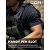 image:imageCQR Mens Quick Dry Tactical Polo Shirt Lightweight Breathable Performance Polo Short Sleeve UPF 50 Outdoor Golf ShirtFrost Essential Police Navy