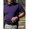 image:imageCQR Mens Quick Dry Tactical Polo Shirt Lightweight Breathable Performance Polo Short Sleeve UPF 50 Outdoor Golf ShirtFrost Essential Purple