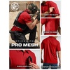 image:imageCQR Mens Quick Dry Tactical Polo Shirt Lightweight Breathable Performance Polo Short Sleeve UPF 50 Outdoor Golf ShirtFrost Essential Red