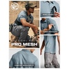 image:imageCQR Mens Quick Dry Tactical Polo Shirt Lightweight Breathable Performance Polo Short Sleeve UPF 50 Outdoor Golf ShirtFrost Essential Stone Blue