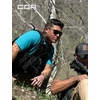 image:imageCQR Mens Quick Dry Tactical Polo Shirt Lightweight Breathable Performance Polo Short Sleeve UPF 50 Outdoor Golf ShirtFrost Essential Turquoise