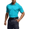 image:imageCQR Mens Quick Dry Tactical Polo Shirt Lightweight Breathable Performance Polo Short Sleeve UPF 50 Outdoor Golf ShirtFrost Essential Turquoise