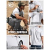 image:imageCQR Mens Quick Dry Tactical Polo Shirt Lightweight Breathable Performance Polo Short Sleeve UPF 50 Outdoor Golf ShirtFrost Essential White