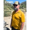 image:imageCQR Mens Quick Dry Tactical Polo Shirt Lightweight Breathable Performance Polo Short Sleeve UPF 50 Outdoor Golf ShirtFrost Essential Yellow