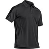 image:imageCQR Mens Quick Dry Tactical Polo Shirt Lightweight Breathable Performance Polo Short Sleeve UPF 50 Outdoor Golf ShirtFrost Pro Black