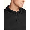 image:imageCQR Mens Quick Dry Tactical Polo Shirt Lightweight Breathable Performance Polo Short Sleeve UPF 50 Outdoor Golf ShirtFrost Pro Black