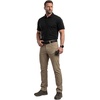 image:imageCQR Mens Quick Dry Tactical Polo Shirt Lightweight Breathable Performance Polo Short Sleeve UPF 50 Outdoor Golf ShirtVeilflex Black