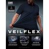 image:imageCQR Mens Quick Dry Tactical Polo Shirt Lightweight Breathable Performance Polo Short Sleeve UPF 50 Outdoor Golf ShirtVeilflex Iron Navy