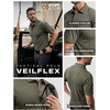 image:imageCQR Mens Quick Dry Tactical Polo Shirt Lightweight Breathable Performance Polo Short Sleeve UPF 50 Outdoor Golf ShirtVeilflex Ranger Green