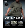 image:imageCQR Mens Quick Dry Tactical Polo Shirt Lightweight Breathable Performance Polo Short Sleeve UPF 50 Outdoor Golf ShirtVeilflex Ranger Green