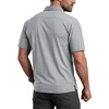 image:imageCQR Mens Quick Dry Tactical Polo Shirt Lightweight Breathable Performance Polo Short Sleeve UPF 50 Outdoor Golf ShirtVeilflex Strom Grey