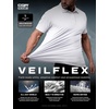 image:imageCQR Mens Quick Dry Tactical Polo Shirt Lightweight Breathable Performance Polo Short Sleeve UPF 50 Outdoor Golf ShirtVeilflex White