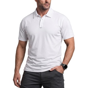 image:imageCQR Mens Quick Dry Tactical Polo Shirt Lightweight Breathable Performance Polo Short Sleeve UPF 50 Outdoor Golf ShirtVeilflex White