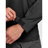 image:imageCQR Mens Tactical Combat Shirt 14 Zip Long Sleeve Breathable Military BDU Training Top for Shooting Hunting Range UseWoven Chest Jet Black