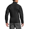 image:imageCQR Mens Tactical Combat Shirt 14 Zip Long Sleeve Breathable Military BDU Training Top for Shooting Hunting Range UseWoven Chest Jet Black
